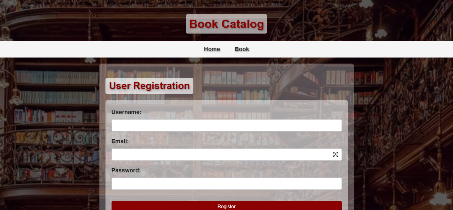 Book Catalog Project